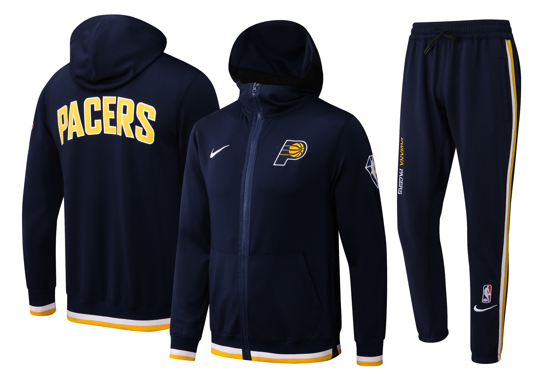 Men Indiana Pacers blue  2024 NBA Nike Training suit